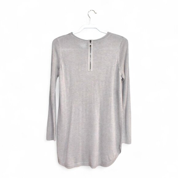 Magaschoni Long Sleeve Pullover Cashmere Blend Fall Sweater Top - Picture 2 of 11